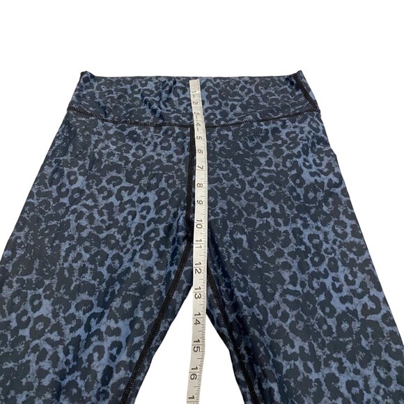 Zyia Light N Luxe Scrunch Stone Leopard 7/8 Leggings Size 8 -10 - Picture 7 of 8
